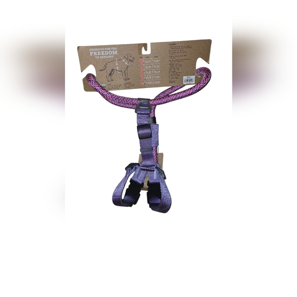 Purple and Black Dog Harness - Picture 1 of 5